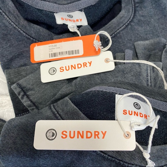 Sundry Paint Splatter Crew Neck Pullover - Picture 11 of 14